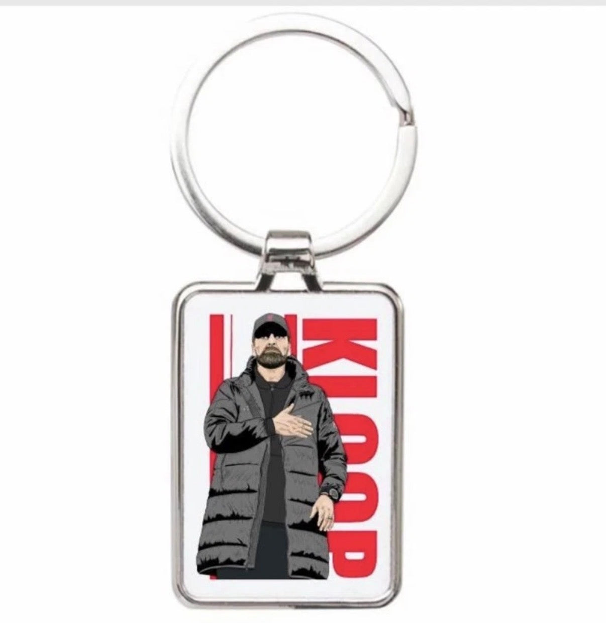 Jürgen Klopp Liverpool Keychain - Unique Cartoon Graphic Art Acrylic Keyring