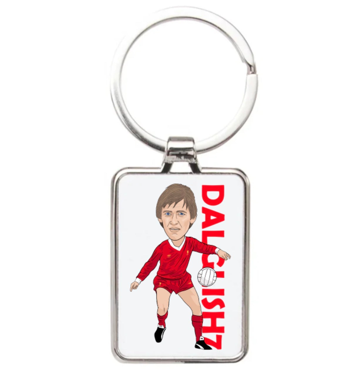 Kenny Dalglish Liverpool Keychain - Cartoon Graphic Art Acrylic Keyring