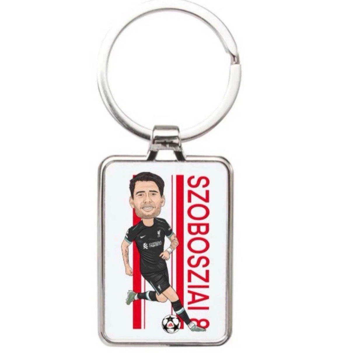 Dominik Szoboszlai Keychain - Liverpool Cartoon Graphic Art Acrylic Keyring