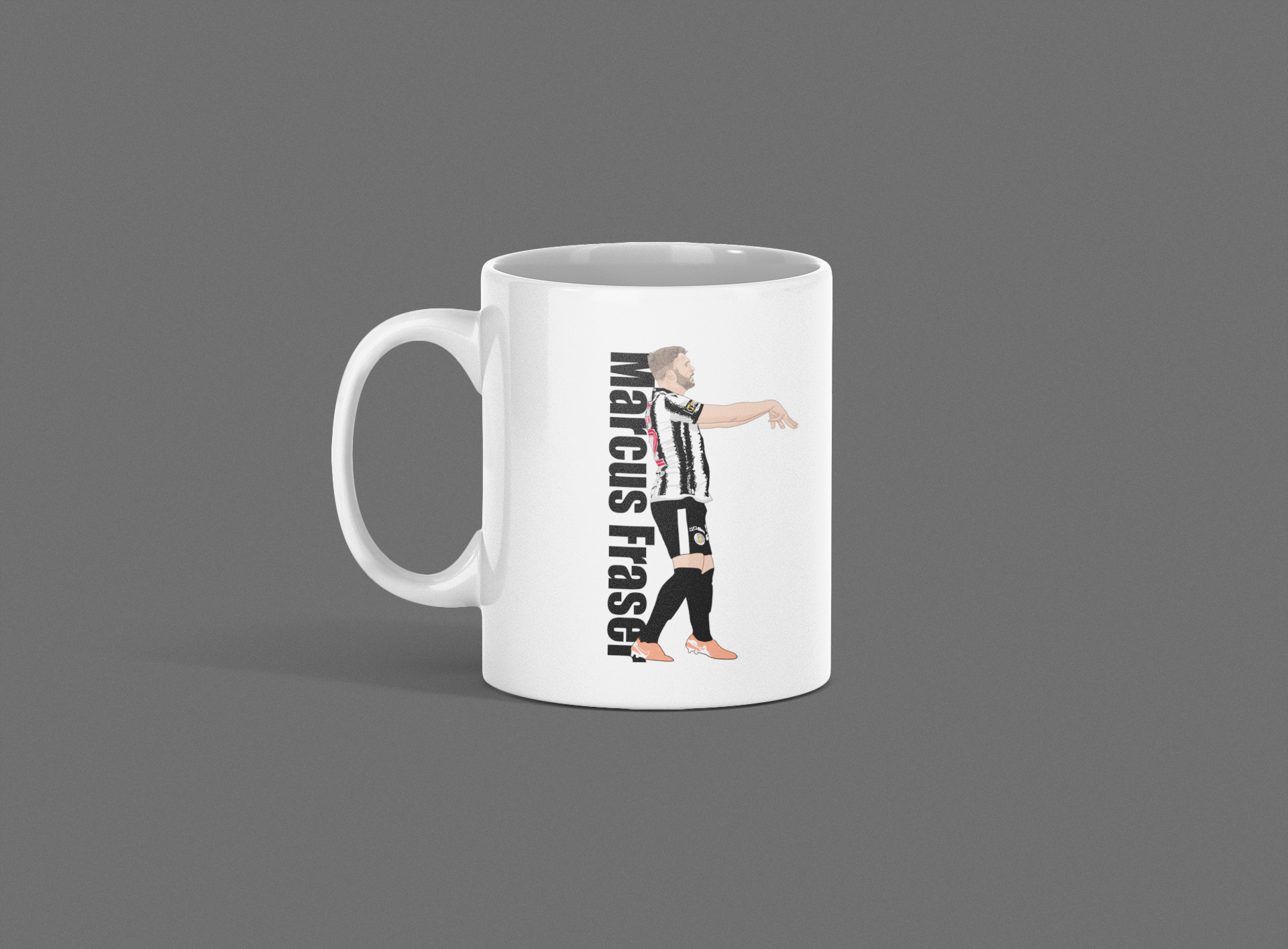 St Mirren League Cup winners Football Mug Graphic Cartoon Design art