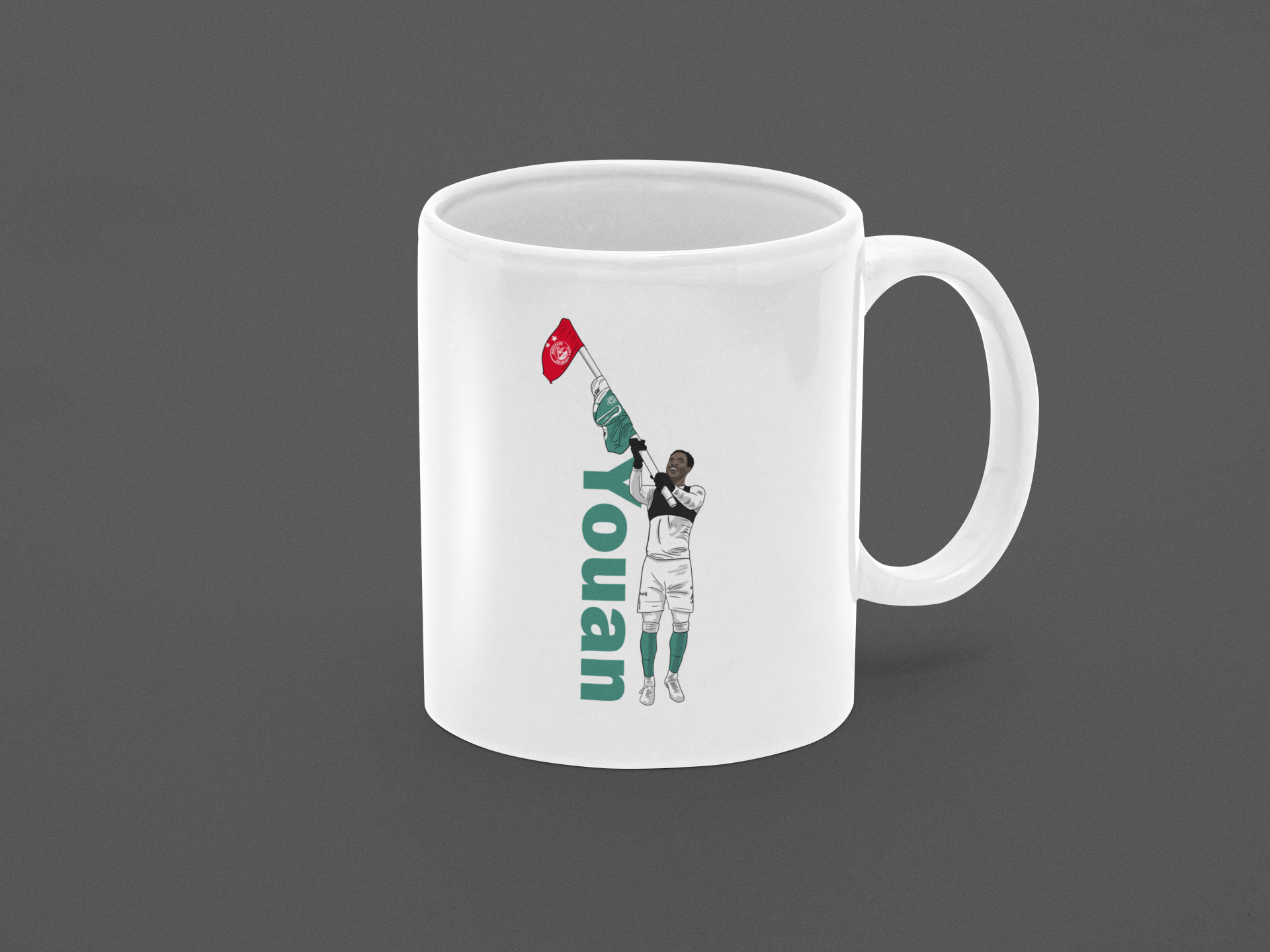 Élie Youan Hibernian Cartoon Fan Art Made 11oz ceramic Mug