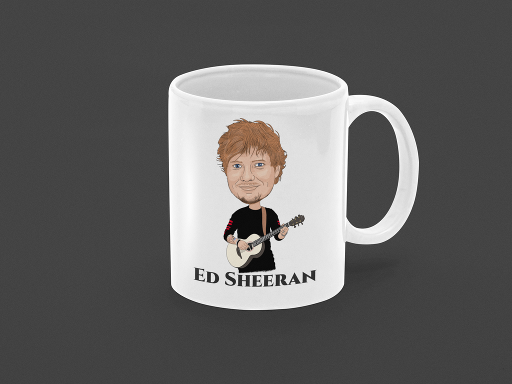 Ed Sheeran Mug - Unofficial 11oz Ceramic Fan Art