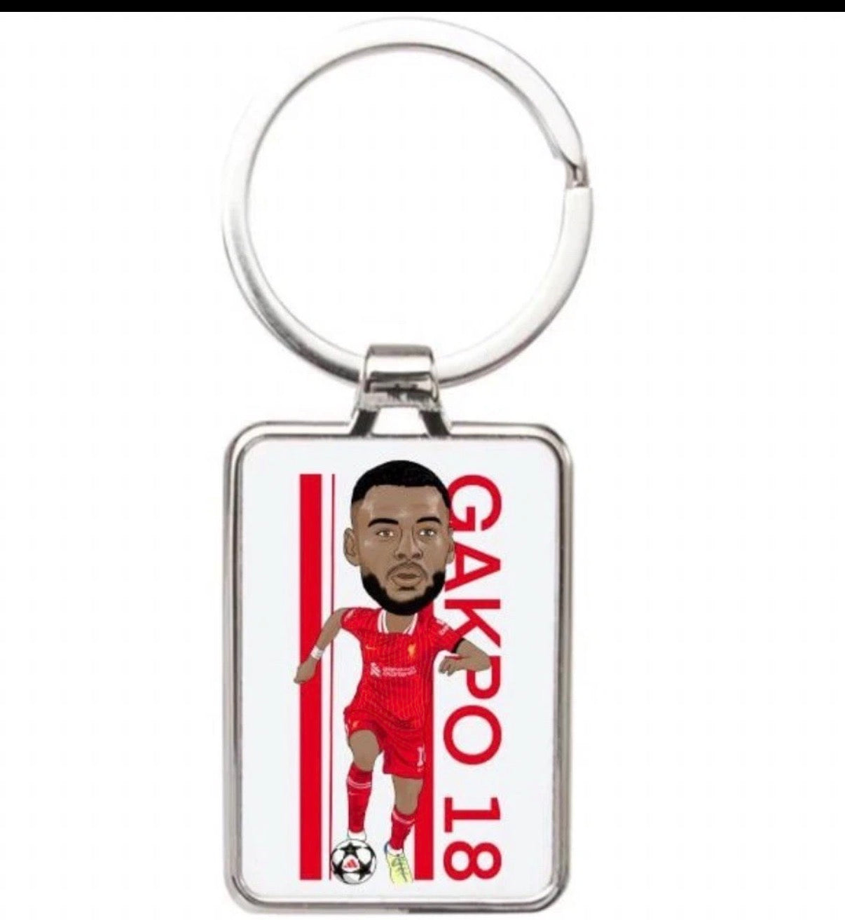 Cody Gakpo Liverpool Keychain - Cartoon Graphic Art Acrylic Keyring