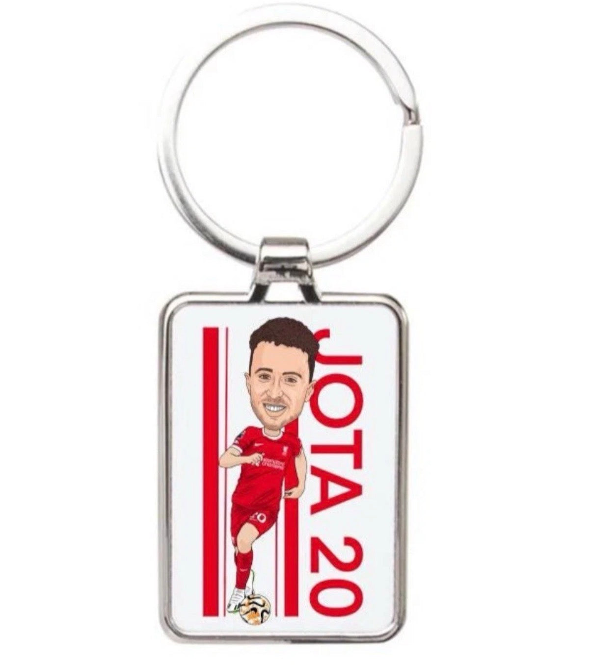 Diogo Jota Liverpool Keychain - Cartoon Graphic Art Acrylic Keyring