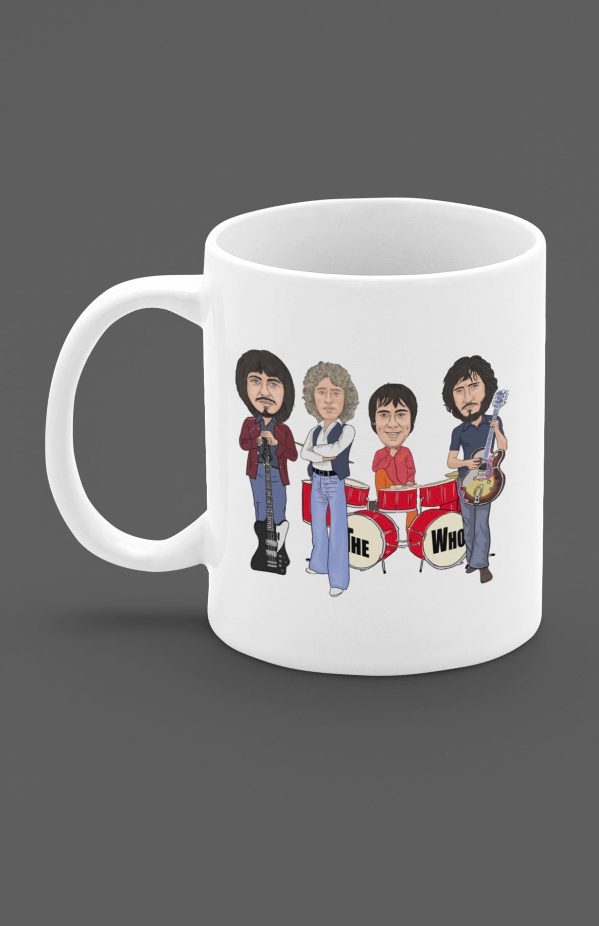 The Who Mod Mug - Unique Cartoon Design Graphic Art