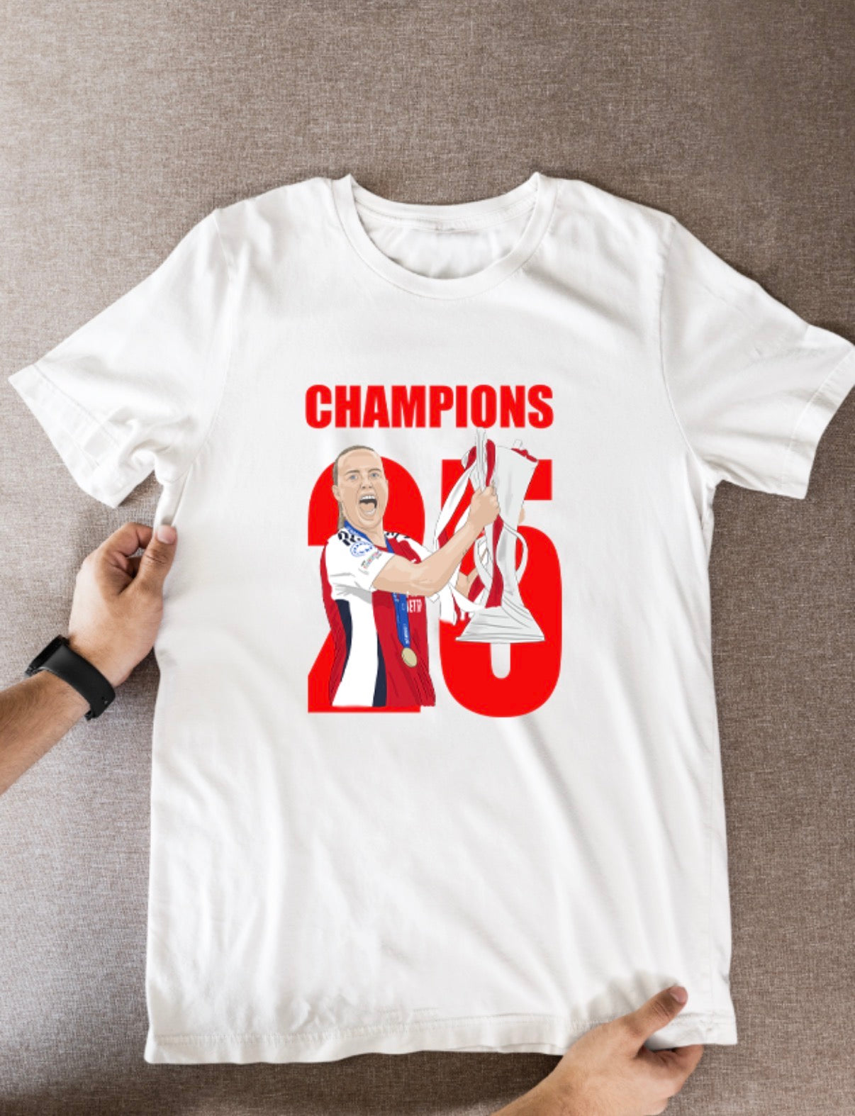 Beth Mead Arsenal Women's T-Shirt - Trendy Cartoon Graphic for Soccer Fans