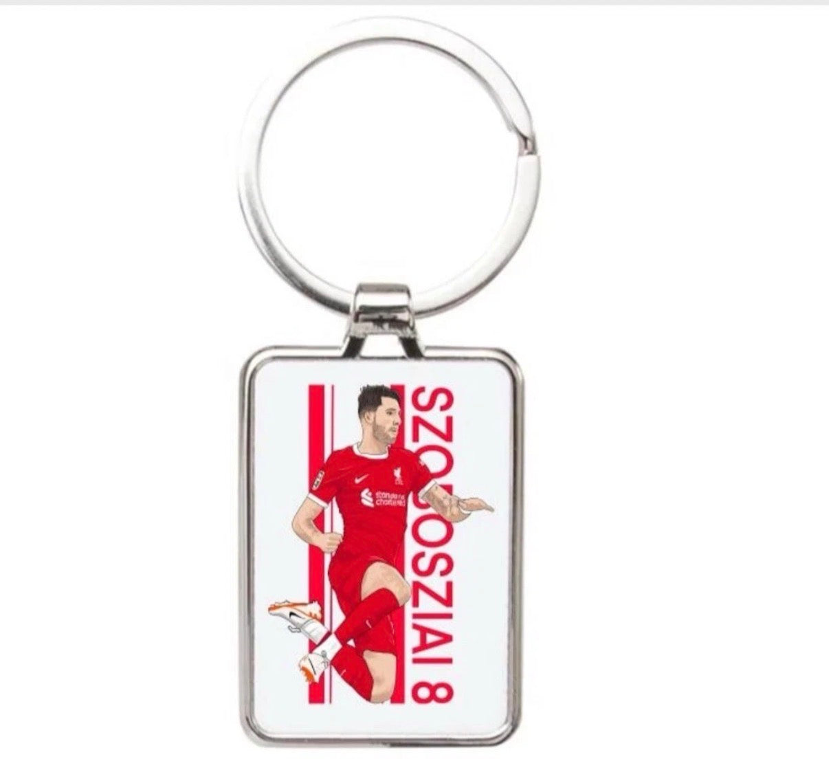 Dominik Szoboszlai Keychain - Liverpool Cartoon Graphic Art Acrylic Keyring