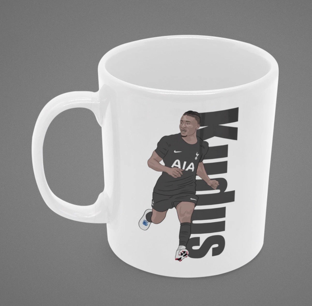 Mohammed Kudus Tottenham Cartoon Fan Art 11oz Mug - Perfect Mohammed Kudus Mug for Fans