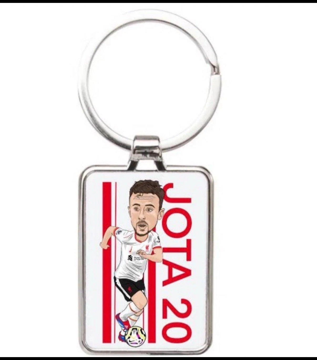 Diogo Jota Liverpool Keychain - Cartoon Graphic Art Acrylic Keyring