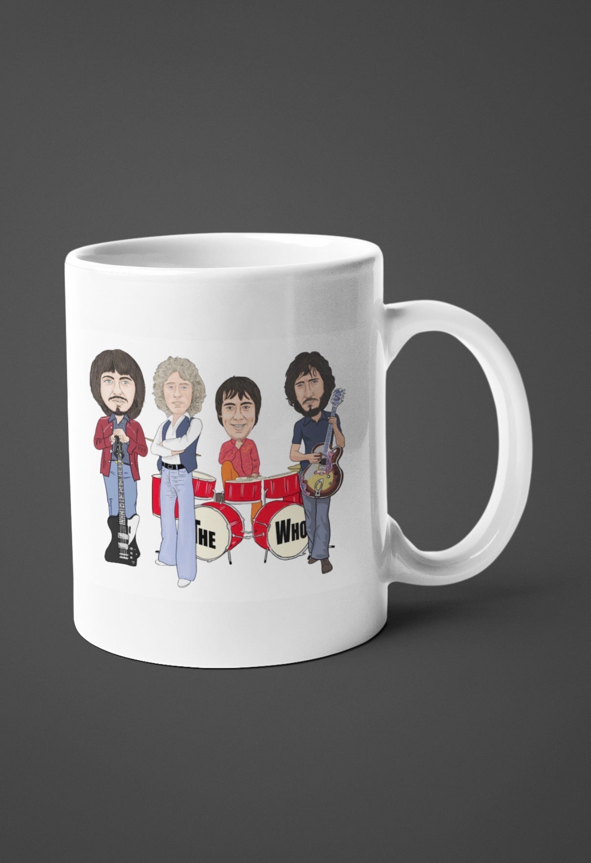 The Who Mod Mug - Unique Cartoon Design Graphic Art
