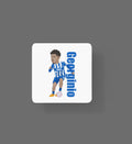 Georginio Rutter Football Coaster – Brighton Cartoon Graphic Art MDF Coaster
