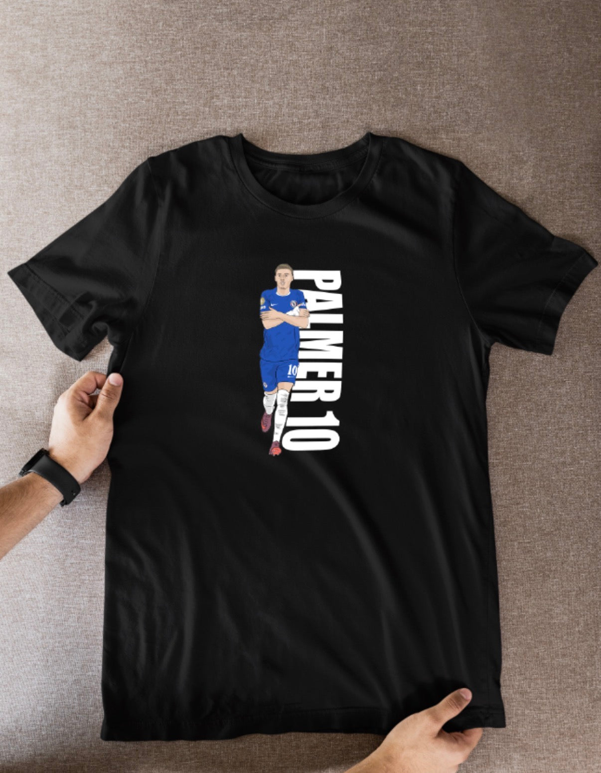 Cole Palmer Chelsea T-Shirt: Cartoon Graphic Soccer Fan Wear