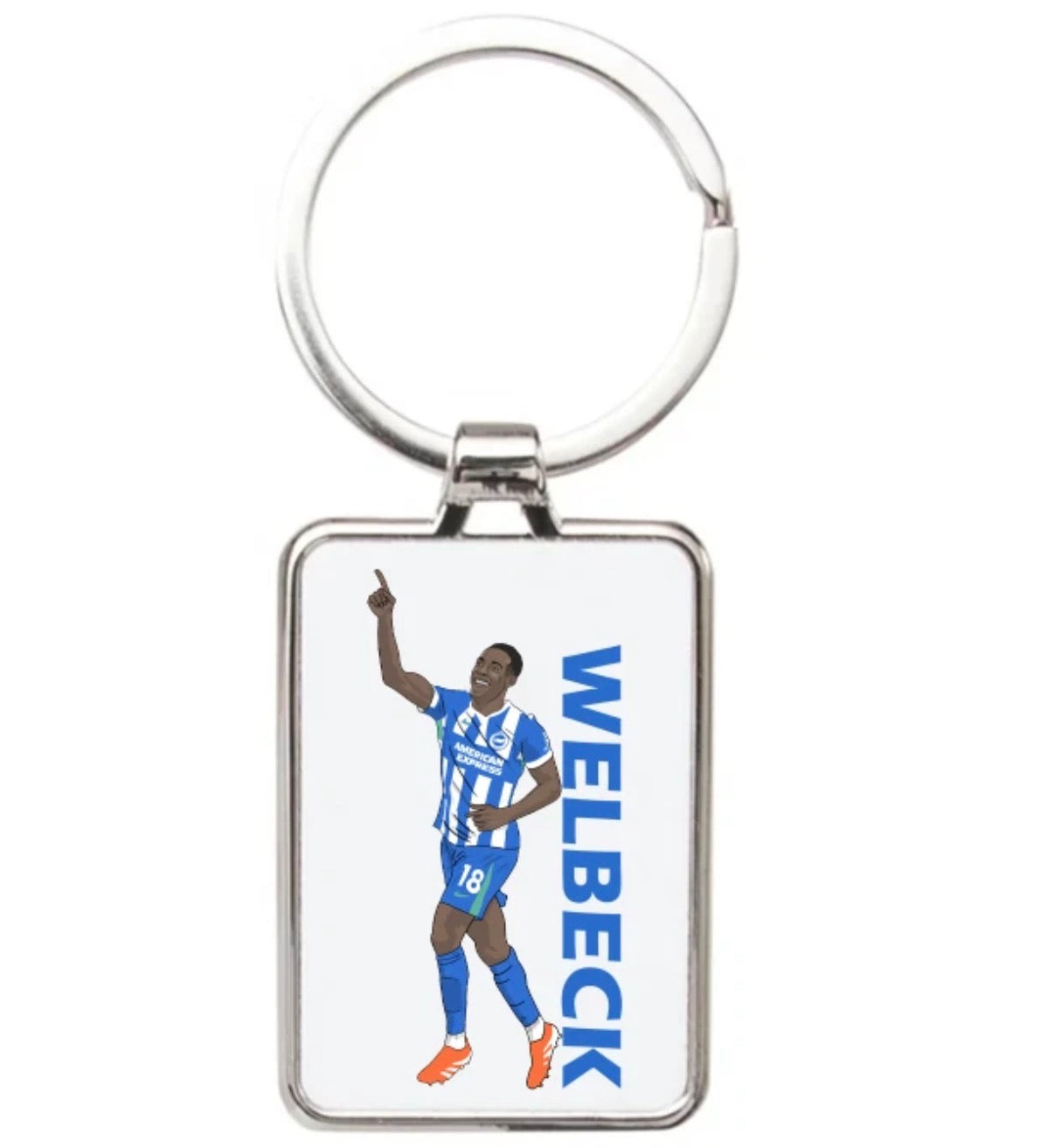 Danny Welbeck Keychain - Brighton & Hove Albion Cartoon Acrylic Keyring