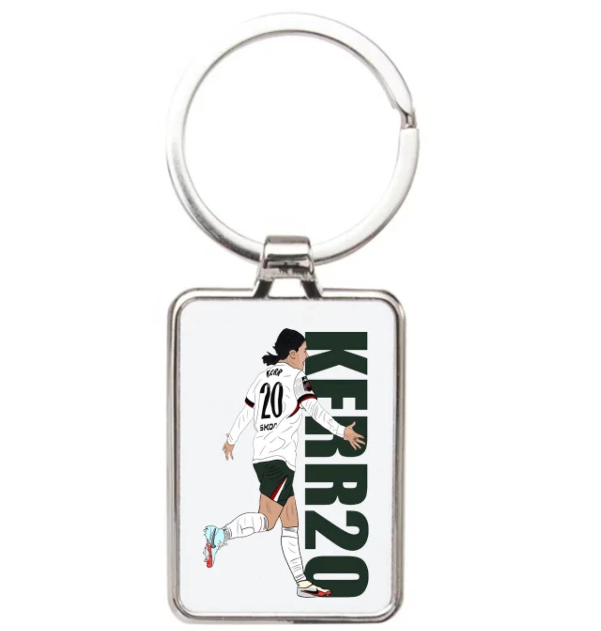 Sam Kerr Chelsea Keychain - Women's Football Cartoon Graphic Art Acrylic Keyring