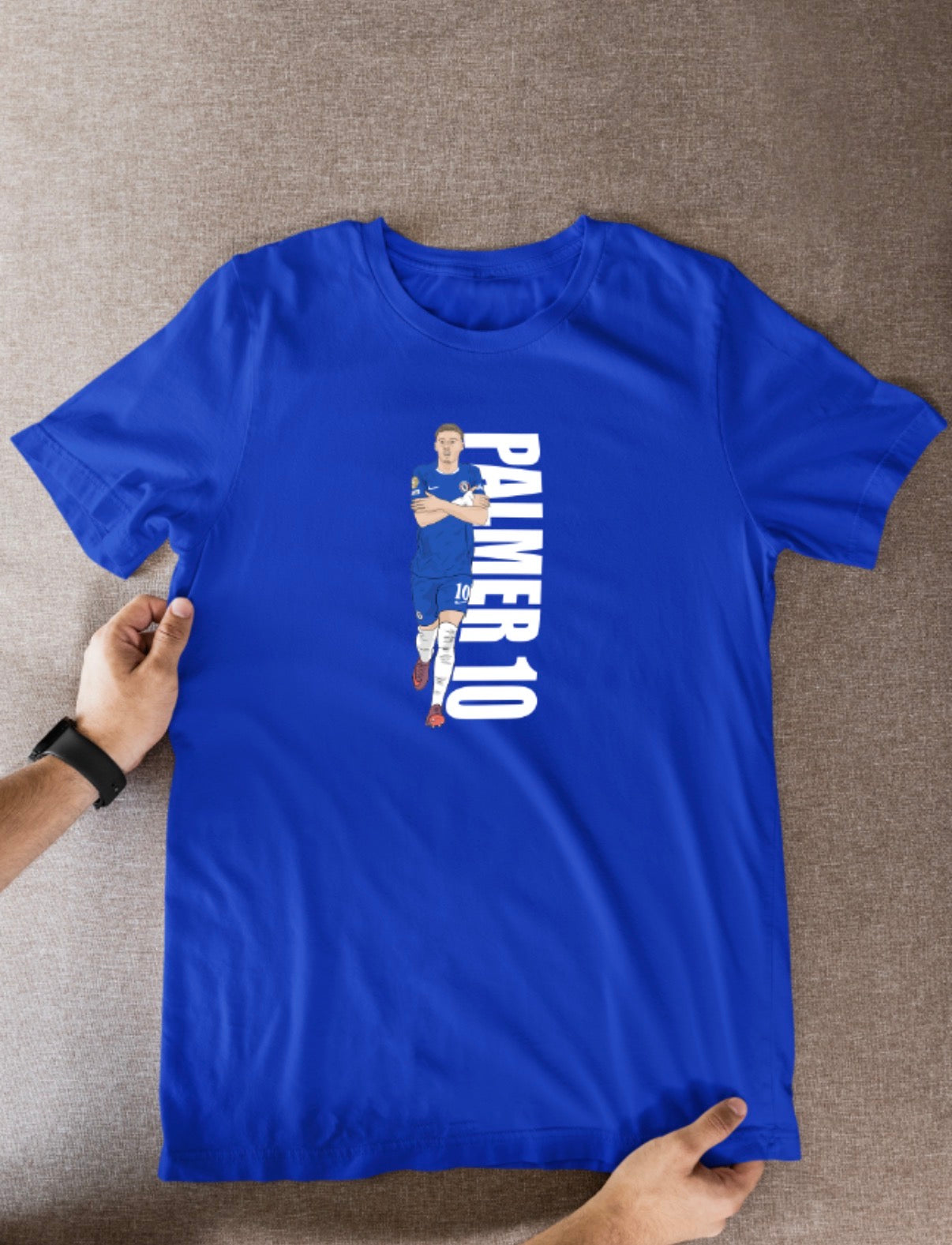 Cole Palmer Chelsea T-Shirt: Cartoon Graphic Soccer Fan Wear