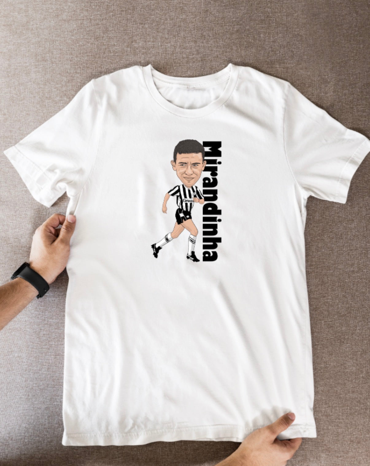 Mirandinha Newcastle United Cartoon T-Shirt - Fun Fan Gear