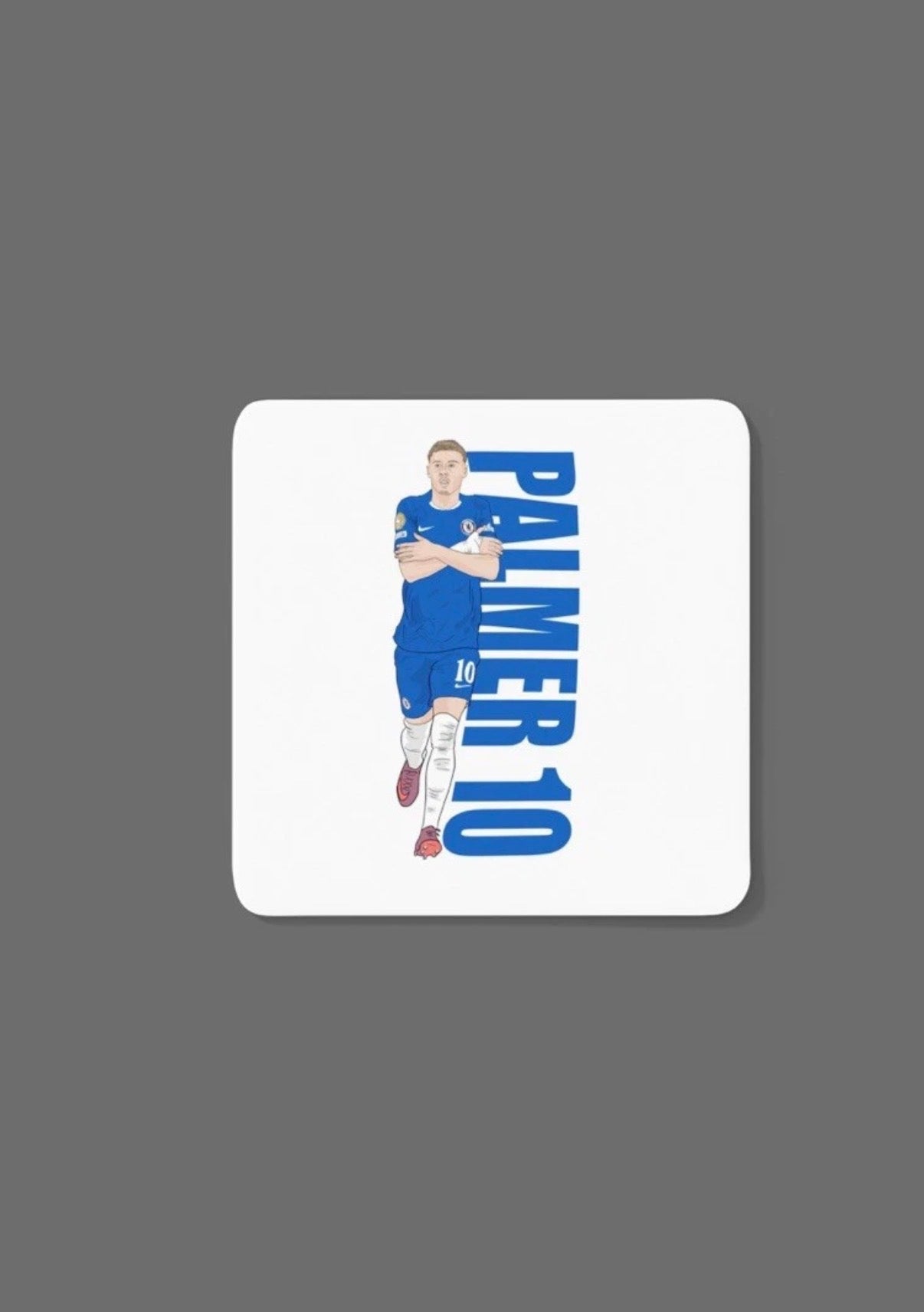 Cole Palmer Chelsea Coaster - Unofficial Football Cartoon Graphic Art MDF Coaster