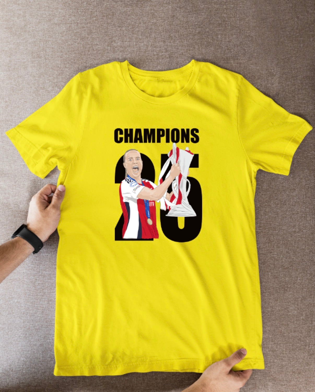 Beth Mead Arsenal Women's T-Shirt - Trendy Cartoon Graphic for Soccer Fans