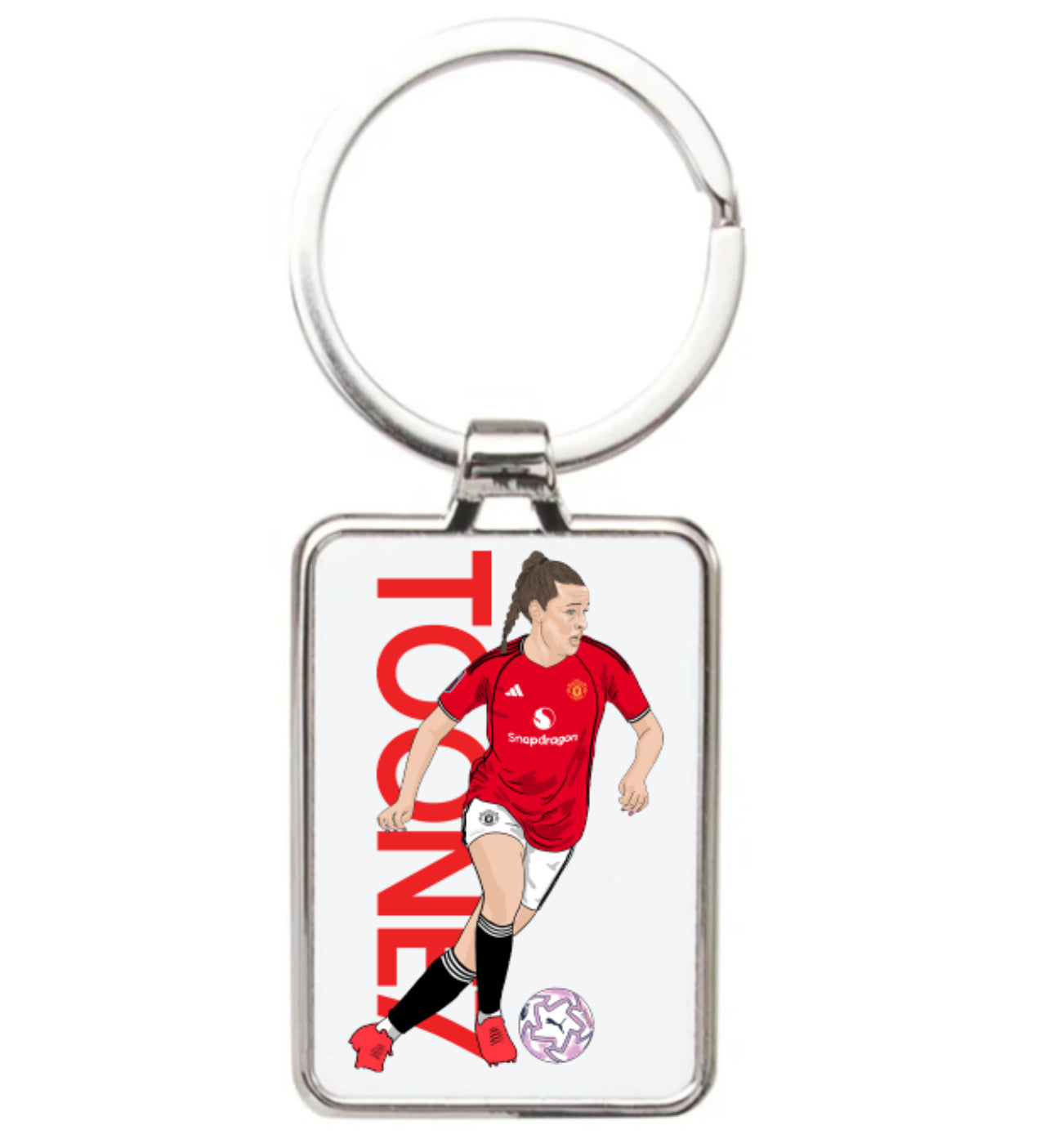 Ella Toone Manchester United Woman’s Cartoon Graphic art Acrylic keychain ,keyring - Tcb Cartoon Printing