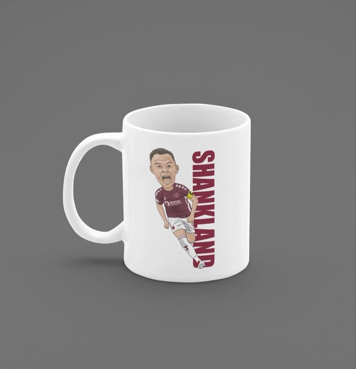 Lawrence Shankland Hearts Cartoon Fan Art Made 11oz ceramic Mug - Tcb Cartoon Printing