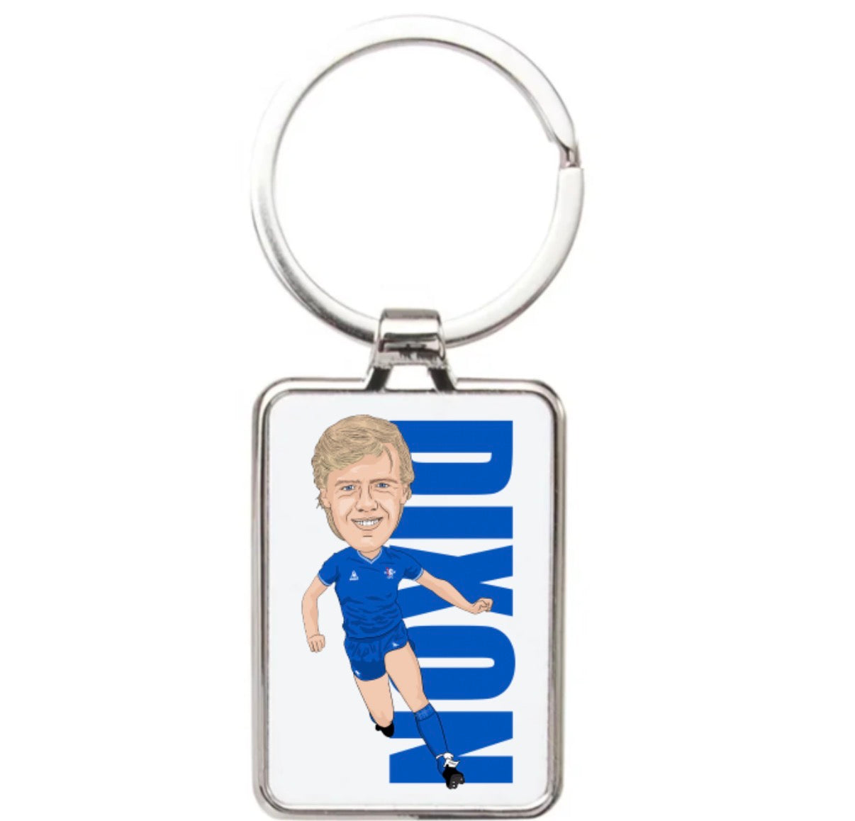 Kerry Dixon Chelsea Keychain - Cartoon Graphic Art Acrylic Keyring