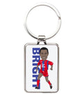 Mark Bright Crystal Palace Football Keychain Acrylic Cartoon Graphic Art Keyring