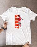 Bukayo Saka Arsenal Cartoon Graphic Soccer T-Shirt: Fan Wear - Tcb Cartoon Printing