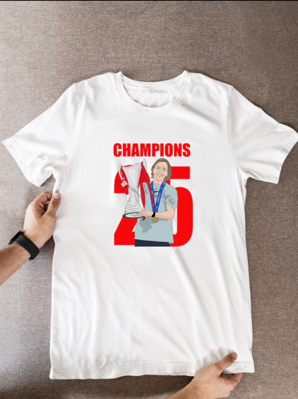 Renée Slegers Arsenal Women's Soccer T-Shirt - Cartoon Graphic Fan Wear