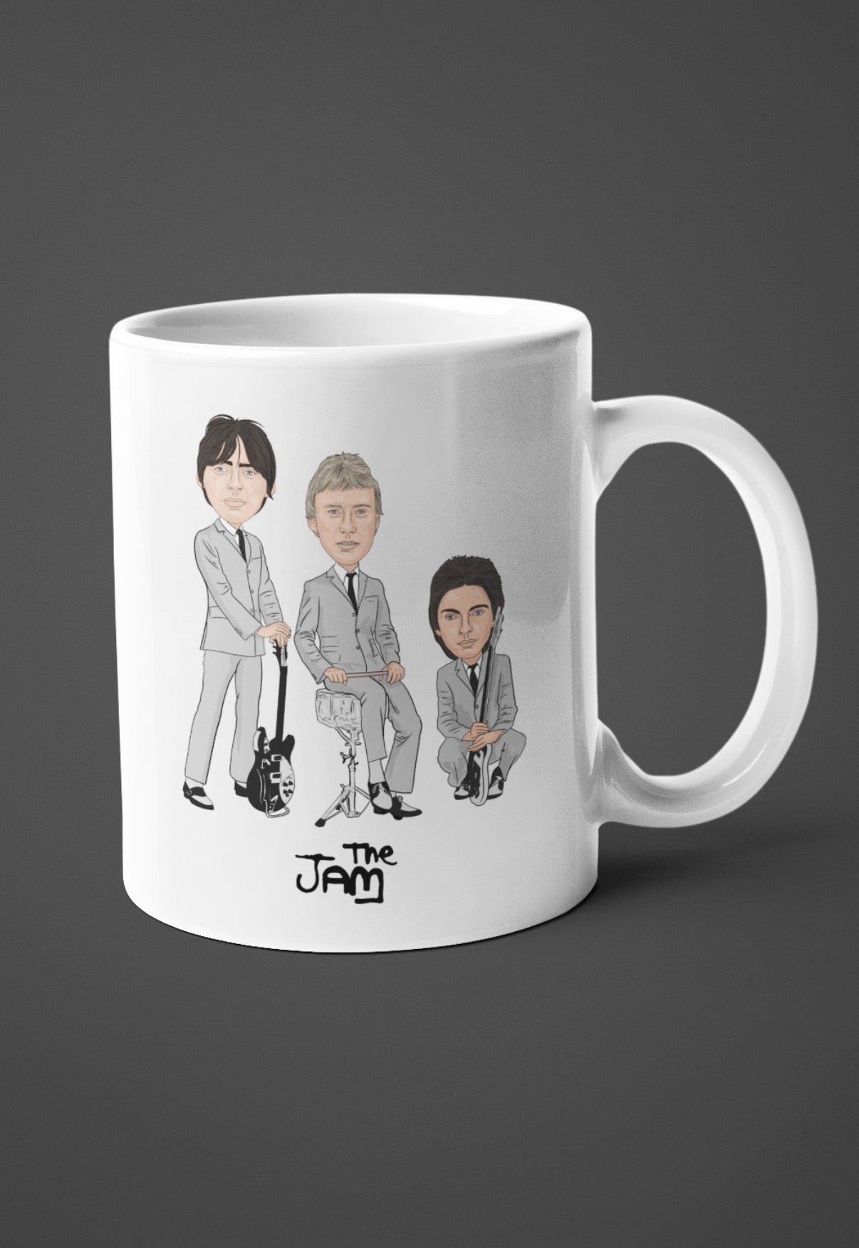 The Jam Mod Mug - Unique Cartoon Design Graphic Art