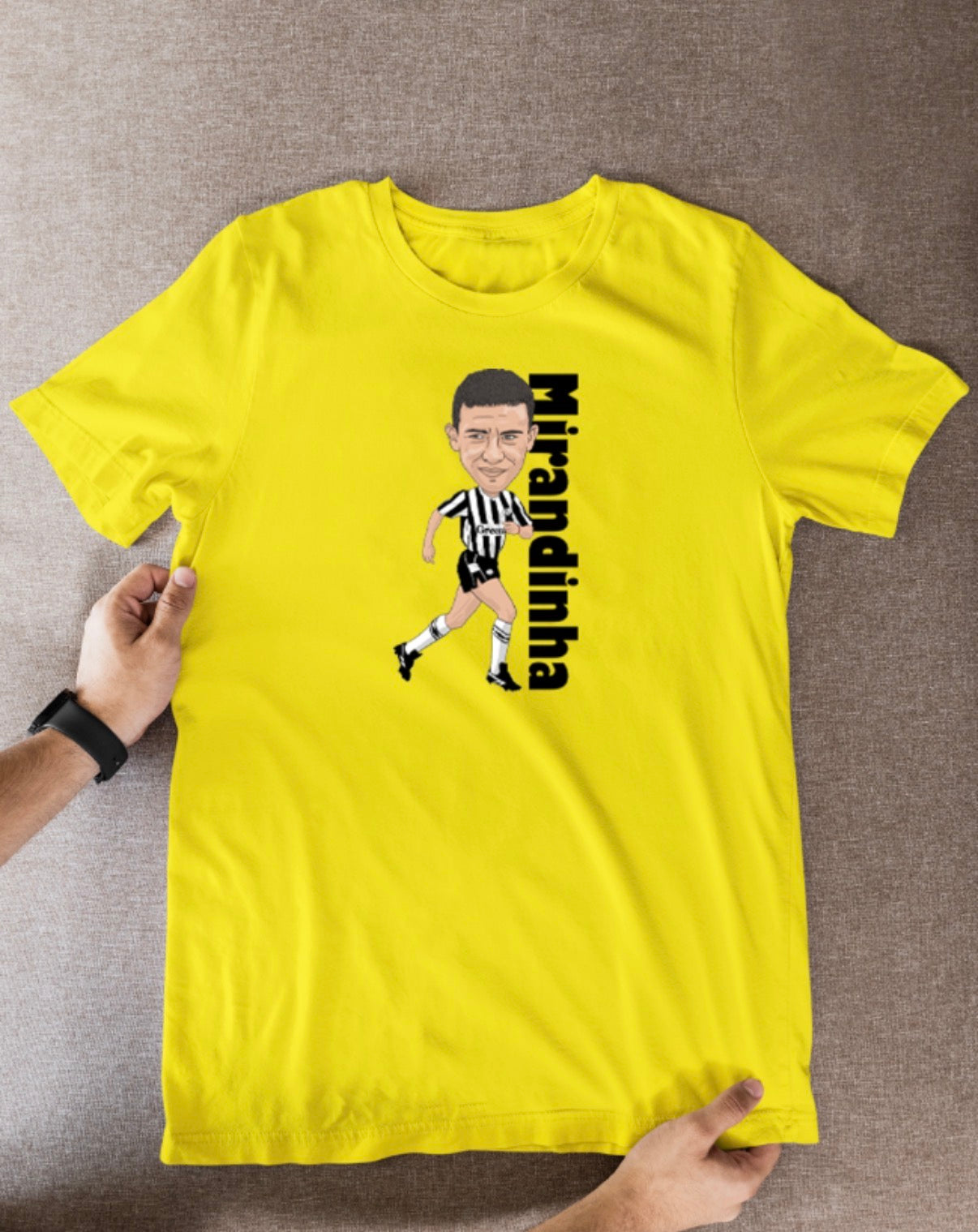 Mirandinha Newcastle United Cartoon T-Shirt - Fun Fan Gear
