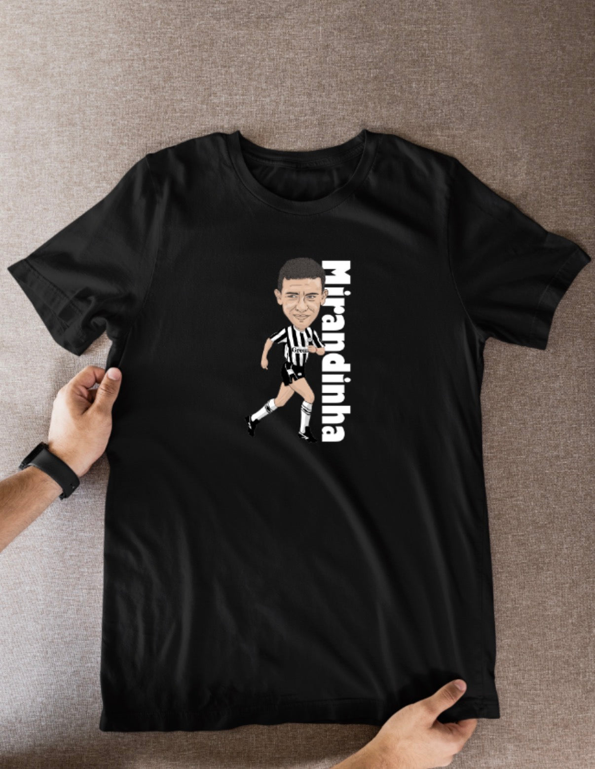 Mirandinha Newcastle United Cartoon T-Shirt - Fun Fan Gear