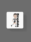 Mirandinha Newcastle United Cartoon Coaster - Unique MDF Fan Art