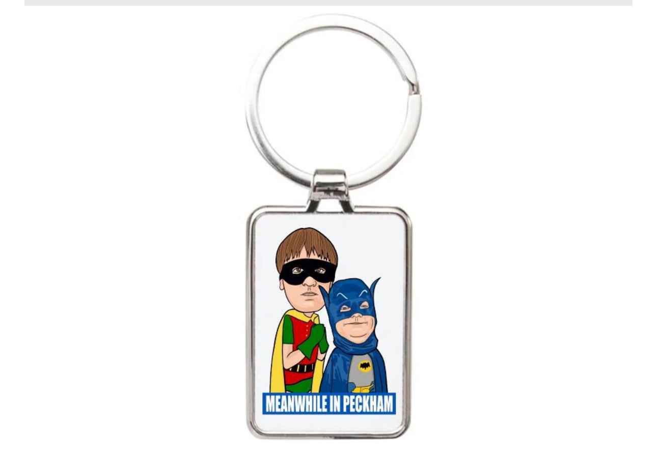 Only Fools and Horses Unofficial various Cartoon Graphic art Acrylic keychain ,keyring