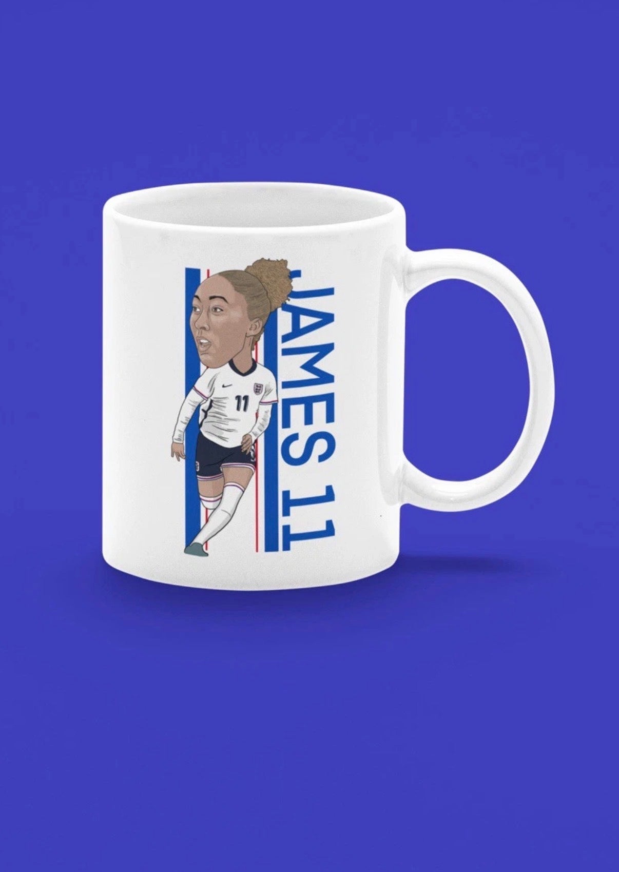 Lauren James Cartoon Mug - 11oz Ceramic Mug for Women