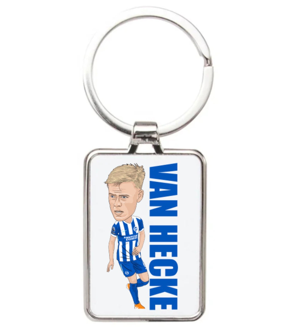Jan Paul van Hecke Keychain for Brighton & Hove Albion Fans