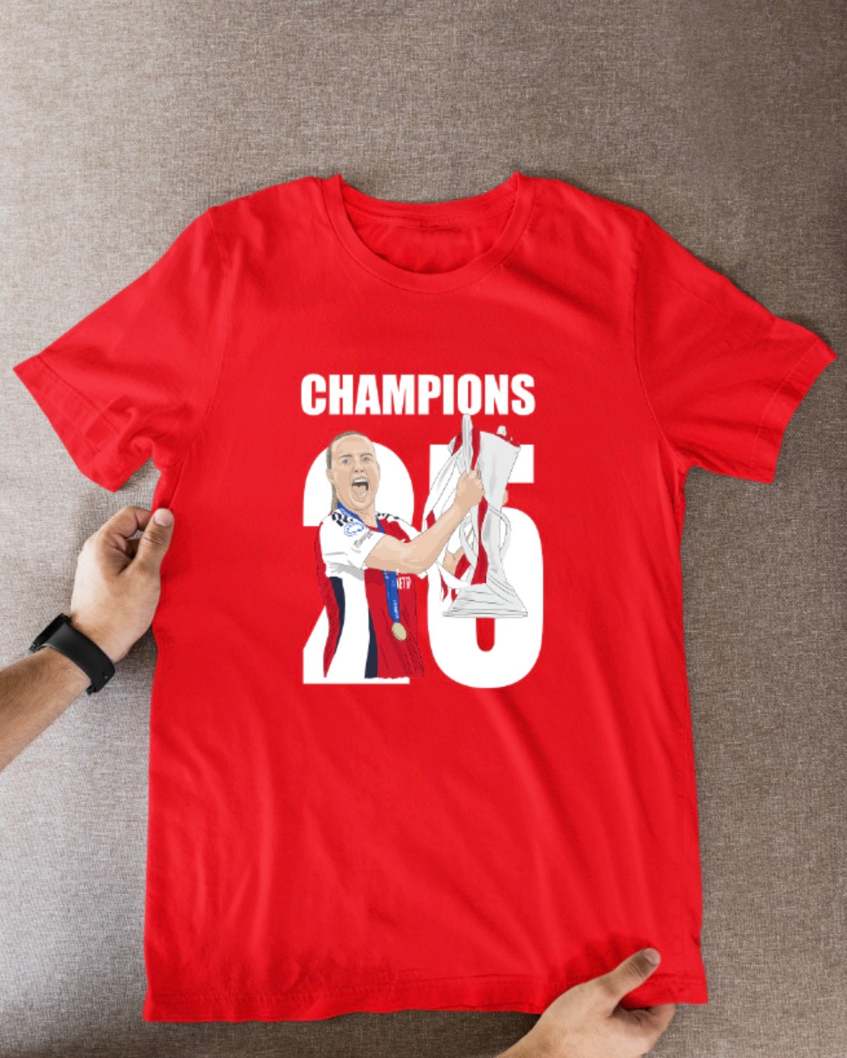 Beth Mead Arsenal Women's T-Shirt - Trendy Cartoon Graphic for Soccer Fans