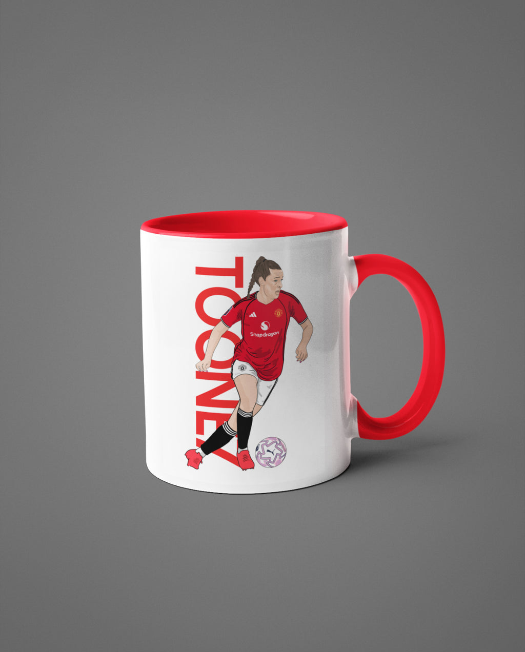 Ella Toone Manchester United Woman’s Cartoon Fan Art Made 11oz ceramic Mug - Tcb Cartoon Printing