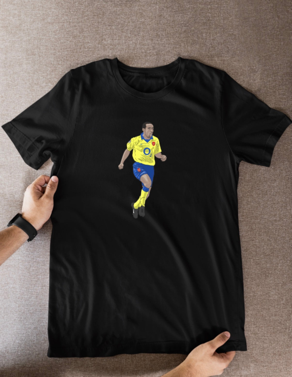 Thierry Henry Unofficial Arsenal Football Cartoon Graphic art T shirts - Tcb Cartoon Printing