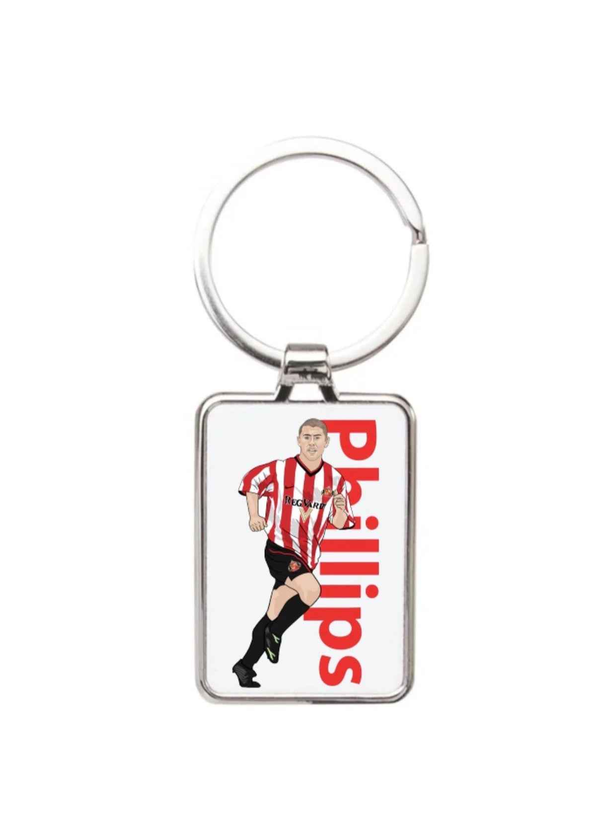 Kevin Phillips Sunderland Football Graphic art Acrylic keychain ,keyring