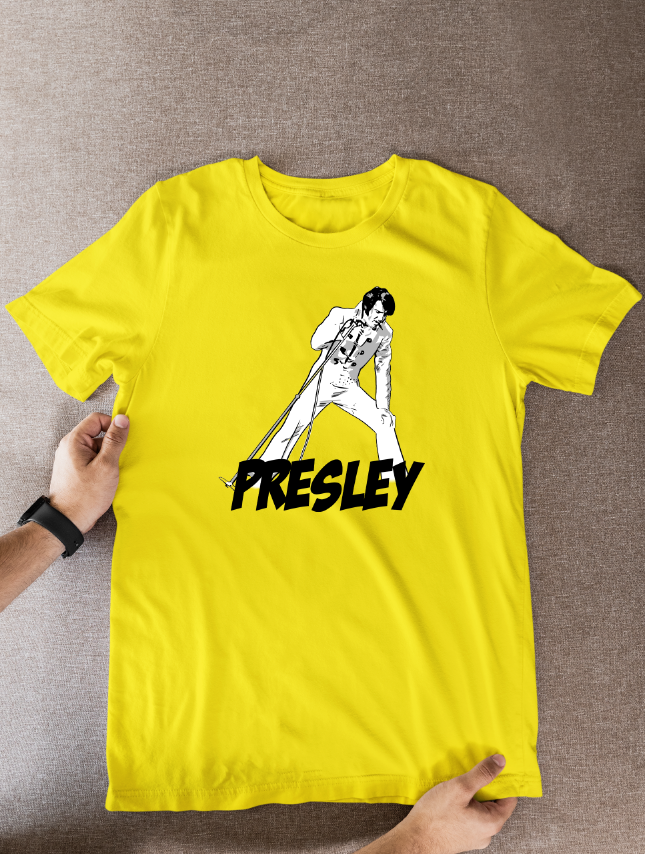 Elvis Presley Cartoon T-Shirt - 1969 Vegas Unofficial Graphic Fan Wear