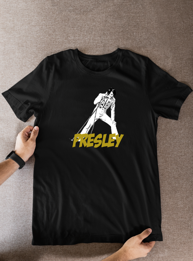 Elvis Presley Cartoon T-Shirt - 1969 Vegas Unofficial Graphic Fan Wear