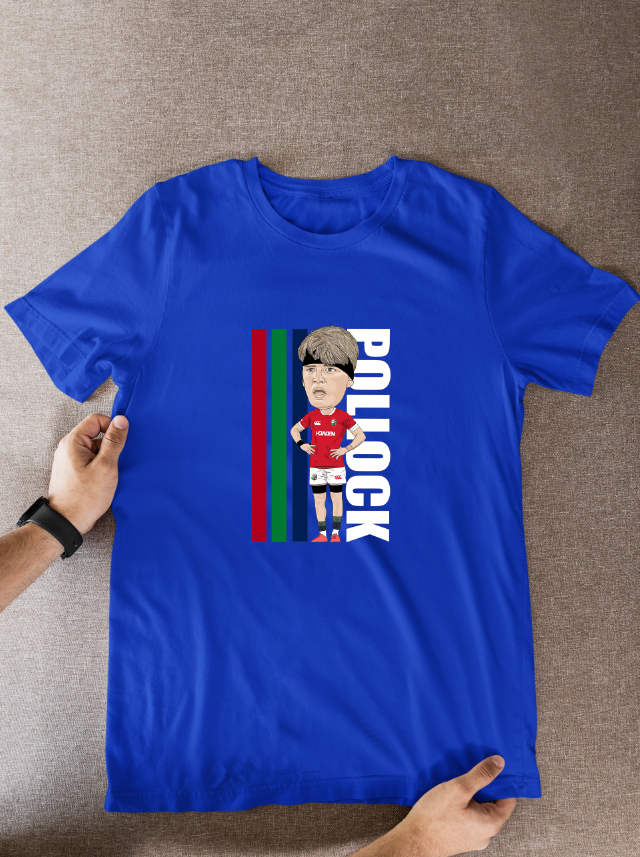 Henry Pollock Rugby Lions Cartoon Graphic Soccer T-Shirt: Fan Wear - Tcb Cartoon Printing