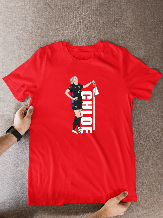 Chloe Kelly Lionesses T-Shirt: Cartoon Graphic Soccer Fan Wear