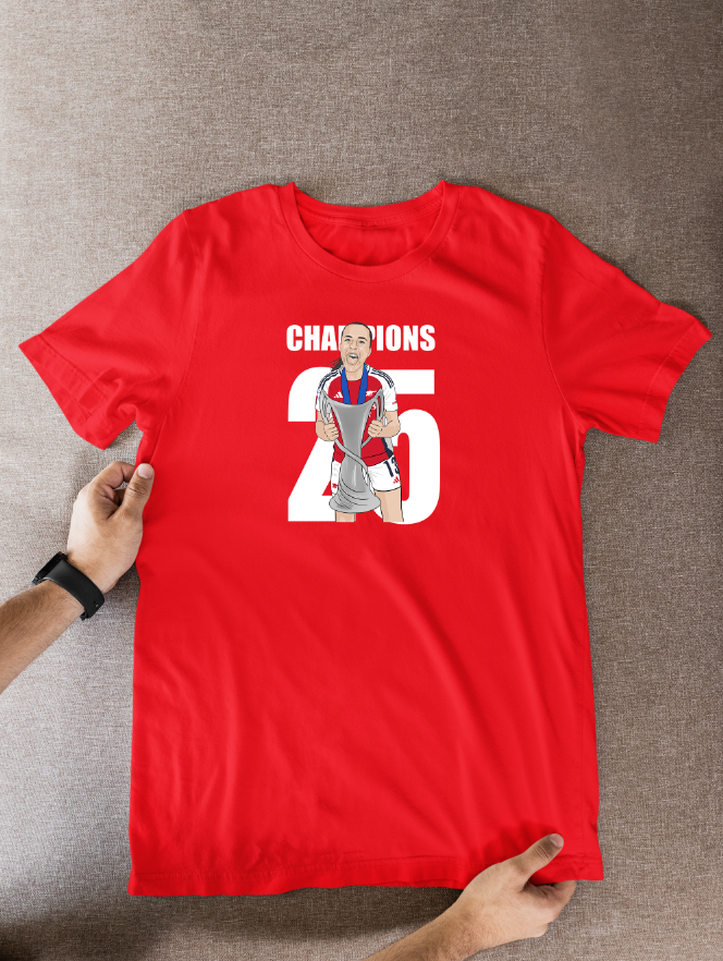 Lia Wälti Arsenal Women’s T-Shirt - Cartoon Graphic Fan Wear