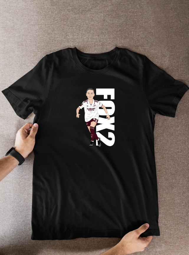 Emily Fox Arsenal Women's T-Shirt - Cartoon Graphic Soccer Fan Wear