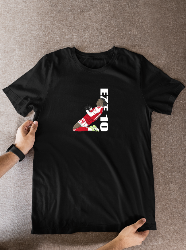 Eberechi Eze Arsenal Cartoon Graphic Soccer T-Shirt: Fan Wear - Tcb Cartoon Printing