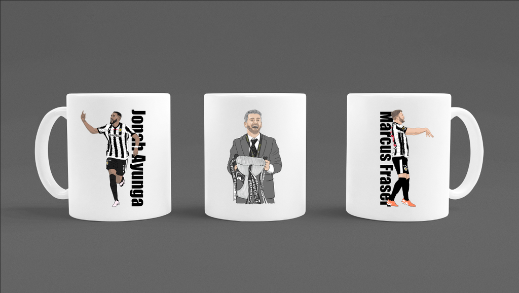St Mirren League Cup winners Football Mug Graphic Cartoon Design art
