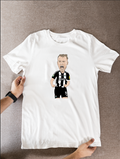 Dan Burn Newcastle United T-Shirt - Cartoon Graphic Fan Wear