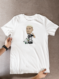 Joelinton Newcastle United T-Shirt: Cartoon Graphic Soccer Fan Wear
