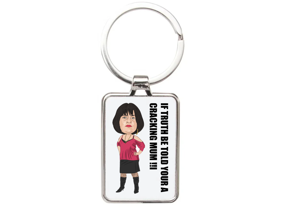 Nessa Gavin & Stacey Keyring - Unofficial Cartoon Graphic Keychain